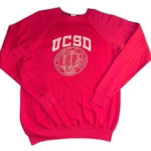 Vintage UCSD Pink Crewneck